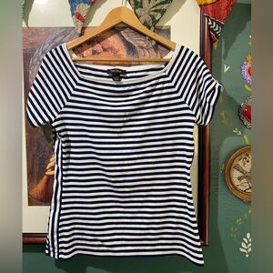 Navy striped tee